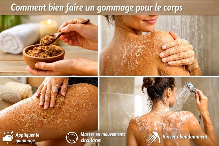 Comment bien faire un gommage pour le corps à la maison